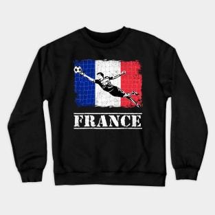 France Soccer Goalie Goal Keeper Shirt Crewneck Sweatshirt